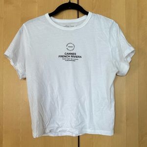 Abercrombie & Fitch essential body-skimming graphic tee